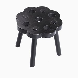 Black Wood Flower Shaped Ryssby Stool from Ikea, 2014-XT-2041403