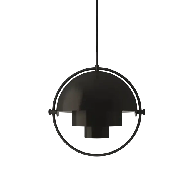 Multi-Lite Pendant Lamp by Gubi #Large/Black Brass/Black Brass