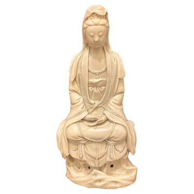 Blanc-De Chinese Figure Porcelain of Guanyin, 1880-MBH-1743357