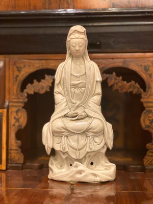 Blanc-De Chinese Figure Porcelain of Guanyin, 1880-MBH-1743357