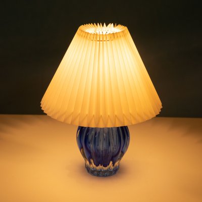 Bleu Murano Glass Table Lamp, 1950s-HGA-1790950