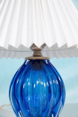 Bleu Murano Glass Table Lamp, 1950s-HGA-1790950