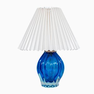 Bleu Murano Glass Table Lamp, 1950s-HGA-1790950