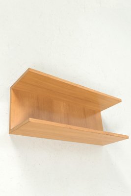 Blonde Veneer Wall Shelf-OKG-1750993