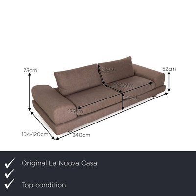 Bloom Fabric 2-Seater Sofa from La Nuova Casa-RQW-2016709