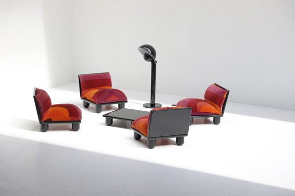 Blop Sofa Set by Carlo Bartoli, 1972, Set of 5-CF-1330807