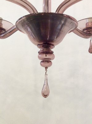 Blown Glass Chandelier from Venini, 1920s-QZG-1794514