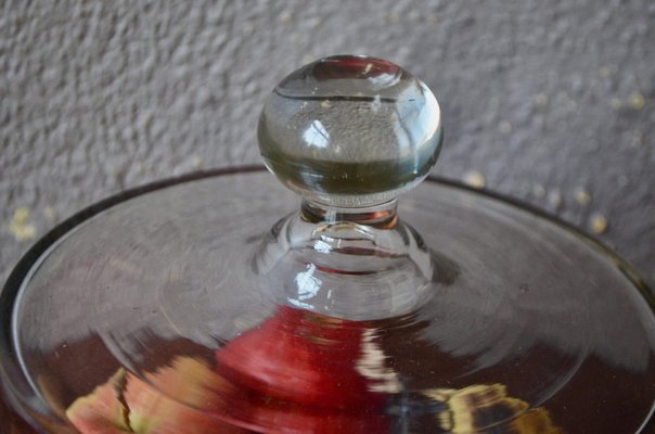 Blown Glass Cheese Bell, France, 1940s-AIU-1703492