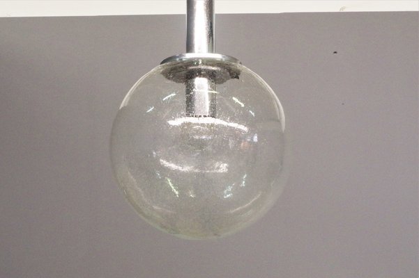 Blown Glass Sphere Suspension Light, 1970s-KNM-1386243