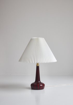 Blown Glass Table Lamp by Esben Klint for Le Klint & Holmegaard, Denmark, 1970s-WRF-968326