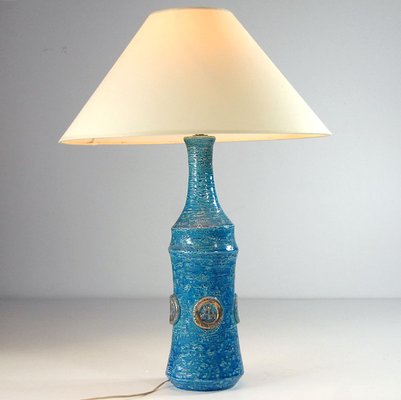 Blue and Gold Ceramic Table Lamp from Bitossi, 1960s-GIW-938644