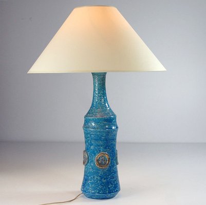 Blue and Gold Ceramic Table Lamp from Bitossi, 1960s-GIW-938644