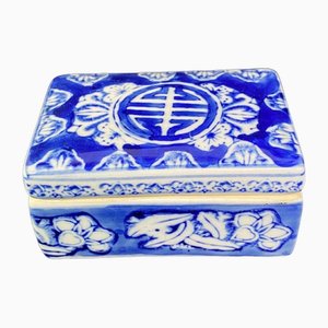 Blue and White Porcelain Ink Writing Jewerly Box, 1900-BXG-1812704