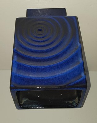 Blue Ceramic Studio Art Vase by Carl Zalloni for Steuler, 1960s-QDP-664409