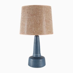 Blue Ceramic Table Lamp by Einar Johansen for Søholm, 1960s-QQ-2035764