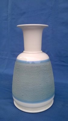 Blue Ceramic Vase by Franco Bucci for Laboratorio Pesaro, 1970s-EI-514485