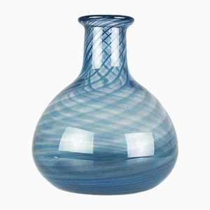 Blue & Clear Murano Glass Vase from Barovier & Toso, 1960s-RD-1780769