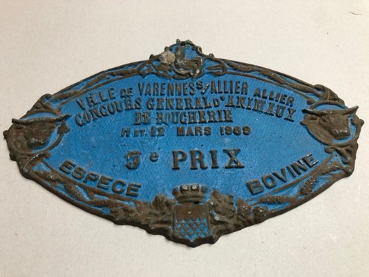 Blue Concours Agricole Varennes-sur-Allier Sign, 1989-SDV-736055