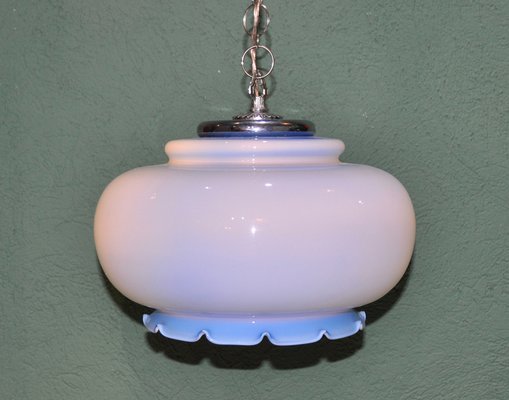 Blue Crystal Roof Lamp, 1970s-ROJ-1454618