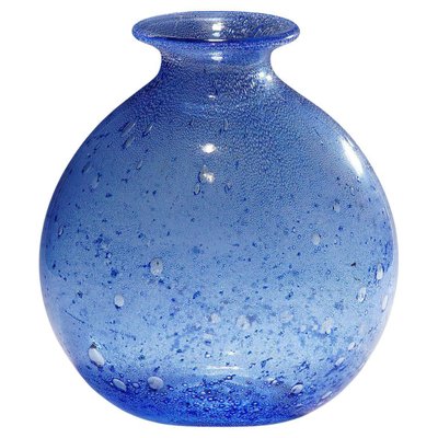 Blue Efeso Vase by Ercole Barovier for Barovier & Toso, 1964-KJP-1214932