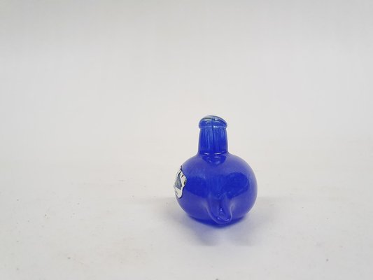 Blue Glass Bird by Oiva Toikka for Iittala, Finland, 1970s-ZO-1363575