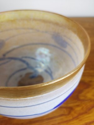 Blue Glass Bowl by Bertil Vallien for Kosta Boda, 1970s-UWE-1784198