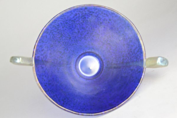 Blue Glass Bowl by Marie Kirschner for Johann Loetz Witwe, 1936-TQA-1322121