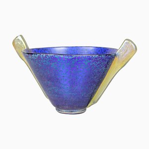 Blue Glass Bowl by Marie Kirschner for Johann Loetz Witwe, 1936-TQA-1322121