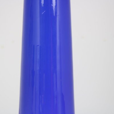 Blue Glass Hanging Lamp by Vistosi, Italy, 1960s-DV-1433165