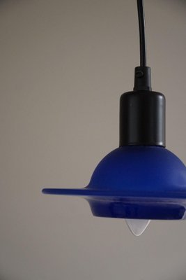 Blue Glass Pendants from Design Light A/S, Denmark, 1990s, Set of 4-MXF-1410669