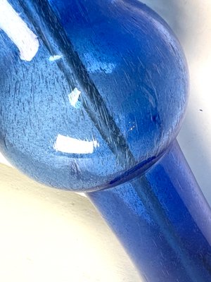 Blue Glass Table Lamp attributed to Nanny Still for Raak, 1970s-WZZ-1388706