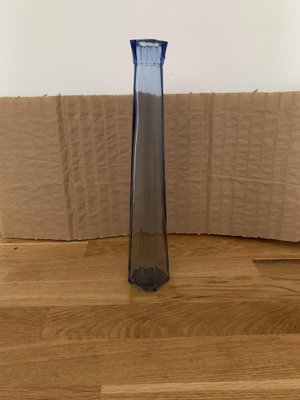 Blue Glass Vase, 1980s-OXJ-1722600