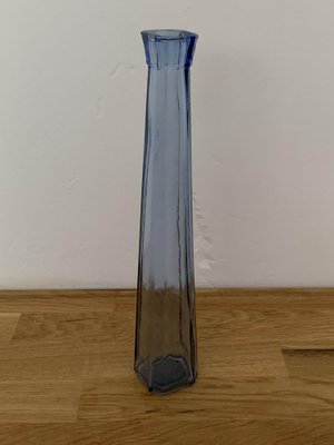 Blue Glass Vase, 1980s-OXJ-1722600