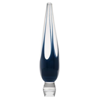 Blue Glass Vase attributed to Vicke Lindstrand, 1960s-SC-1752819