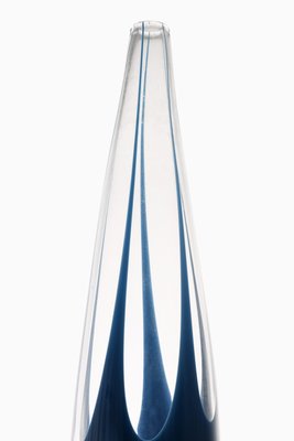 Blue Glass Vase attributed to Vicke Lindstrand, 1960s-SC-1752819