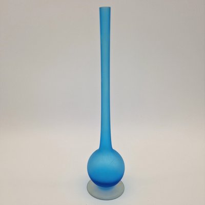 Blue Glazed Vase by Carlo Moretti for Rosenthal Netter, 1950s-WK-1811729