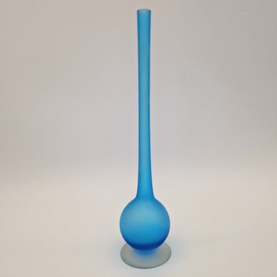 Blue Glazed Vase by Carlo Moretti for Rosenthal Netter, 1950s-WK-1811729