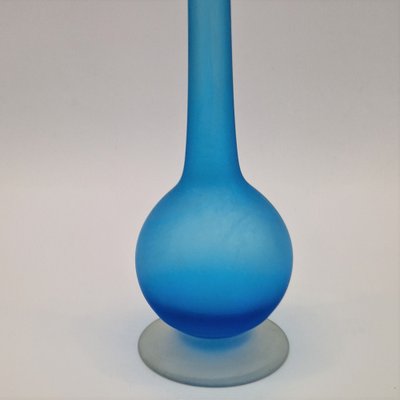 Blue Glazed Vase by Carlo Moretti for Rosenthal Netter, 1950s-WK-1811729