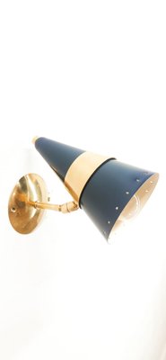 Blue & Gold Adjustable Sconce-QLH-1326296