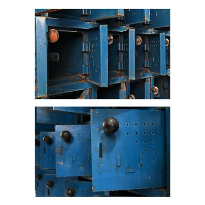 Blue Metal Workshop Dresser, 1940s-NQ-571294