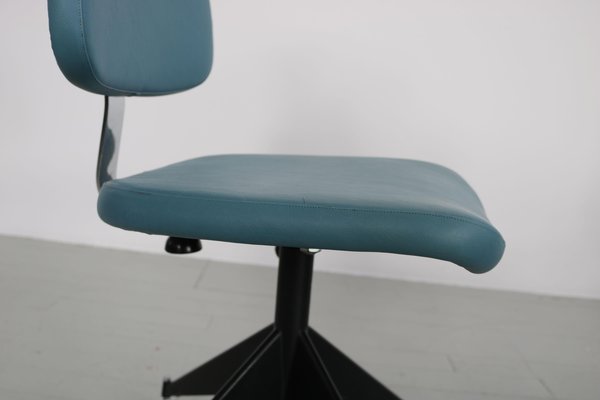 Blue Mid-Century Office Chairs by Velca Legnano, Set of 4-AA-852239