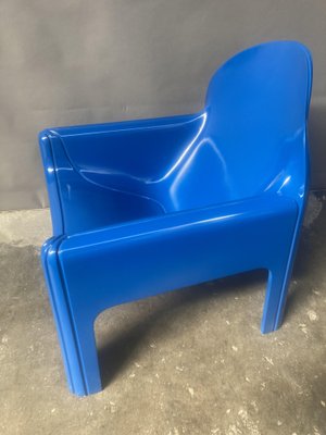 Blue Model 4794 Armchair by Gae Aulenti for Kartell, 1974-QVY-1807141