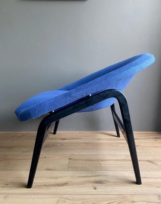 Blue Model Columbus Lounge Chair by Hartmut Lohmeyer for Artifort, 1950s-LL-902586