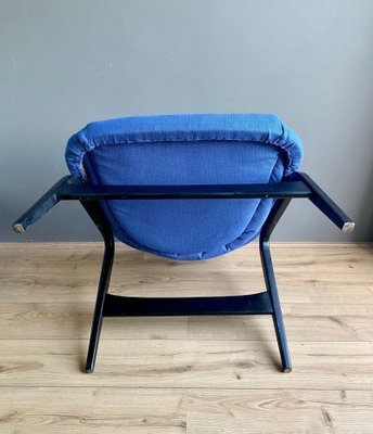 Blue Model Columbus Lounge Chair by Hartmut Lohmeyer for Artifort, 1950s-LL-902586