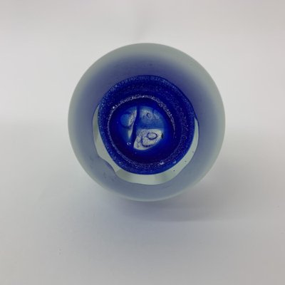 Blue Murano Glass Egg Paperweight, 1970s-BGP-1145400