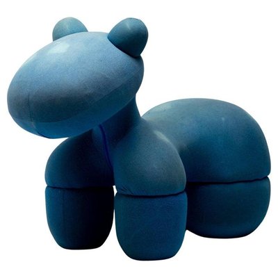 Blue Pony Stool by Eero Aarnio, 1970s-WN-1409909