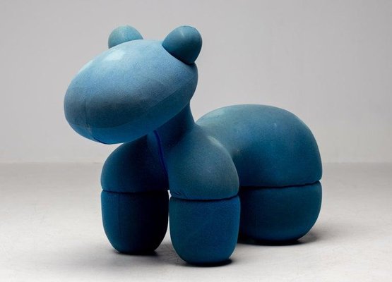 Blue Pony Stool by Eero Aarnio, 1970s-WN-1409909