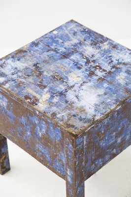 Blue Rustic Stools, 1890s, Set of 2-RCE-1406260