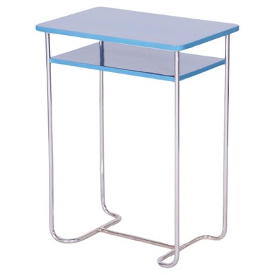 Blue Side Table by Mücke-Melder, 1930s-WHY-1736483