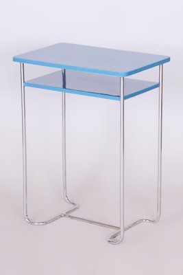 Blue Side Table by Mücke-Melder, 1930s-WHY-1736483